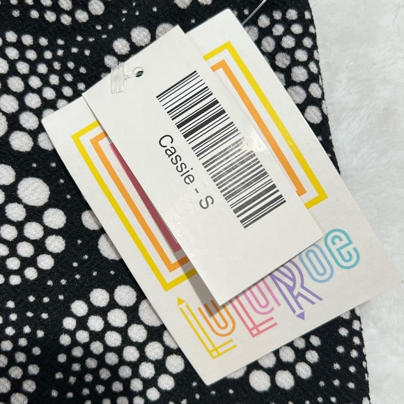 NEW Pencil Skirt High Waist Geometric LuLaRoe Cassie Black White Small S NWT - Picture 12 of 16